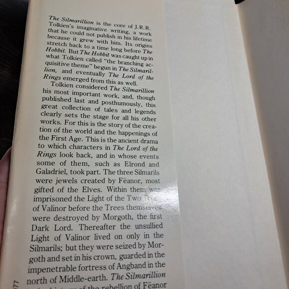 The Silmarillion by J.R.R. Tolkien First American Edition 1st Printing With Map - Picture 6 of 8